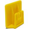 4R Quattroerre.it 1689B Clip per Telepedaggio Sistema di Fissaggio Removibile, 3 x 3 cm, Giallo
