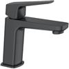 Ibergrif M11007B, rubinetto per lavabo in ottone, rubinetto per lavabo monocomando rubinetto per bagno classico, acqua fredda e calda, nero