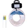 Zarivy Avvolgitubo piatto bianco 3 x 1,5 mm da 25 m, ideale per audio. Leggero, flessibile e resistente, perfetto per una facile manipolazione e conservazione in qualsiasi ambiente.