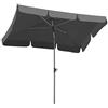 Schneider Ombrellone Locarno 718-15, antracite, 180 x 120 cm Ø, rettangolare