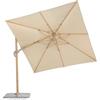 Schneider Rhodos Twist Loft, 300 x 300 cm, quadrato, 672-95, struttura in alluminio/acciaio, rivestimento in poliestere, 24,6 kg, naturale