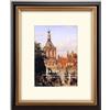 Eitida Cornice Vintage 20x25 cm con Passepartout 13x18 cm Portafoto Per Foto Quadri o Disegni Esposizione a Parete o Tavolo Decorazione Classica