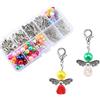 HERZWILD Angioletti Bomboniere 50 Sets ciondoli a forma di angelo per matrimonio, compleanno, Natale, battesimo, comunione, festa, pensierino(A2)