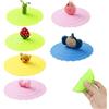 Maple Plentiful Rotondi Coperchio Antipolvere in Silicone per Bicchiere e Tazza - Copertura in Vetro 10 cm per Tazze da Caffè e Tè - 6 Pezzi