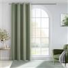 MRTREES Tende Oscuranti per Interni Tende Termiche Isolanti per Soggiorno, Tenda Porta Interna 140x240 cm 1 Pezzo Tenda Oscurante con Anelli per Camera da Letto, Verde