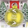 HUIKUANGEU Palla di Natale Gonfiabile Gigante 60cm - Decorazione LED Extra Grande per Esterno, Cortile - Illuminazione Natalizia