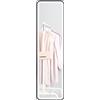 HOMCOM Specchio da Parete Touch con Illuminazione LED Regolabile, in Vetro Temperato e Metallo, 40x3x120 cm, Nero