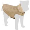 Flamingo Cappotto per Cani Bonnie, Beige - Misura A: 45 cm, B: 36-44 cm, C: 58-64 cm, Morbido e Caldo, Ideale per Cocker Spaniel, Beagle, Bassotto e Bulldog Francese