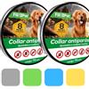 Filipet Collare Antiparassitario per Cani | Efficace contro Pulci, Zecche, Zanzare e Pidocchi | Resistente all'Acqua | Regolabile 70 cm | 8 Mesi di Protezione | Confezione da 2 Collari (Blu, 70cm)
