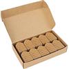G2PLUS 1000PCS Etichetta in Carta Kraft Etichette di Abbigliamento Cartellini del Prezzo Etichette dei Prezzi 3.2cmx5cm per la Visualizzazione Indumento Scarpe Cappello (Marrone)