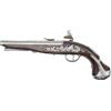 HFC Pistola a gas flintlock george washington silver