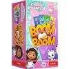 Trefl - Boom Boom, Gabby's Dollhouse - Gioco dinamico di famiglia, gioco per tutta la famiglia, gioco di carte con eroi della serie TV Gabby's Gabby's Cat Casetta per bambini dai 6 anni in su