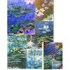 Bristlegrass Puzzle in legno per adulti da 1000 pezzi in su, collezione Claude Monet, ninfee d'acqua, stile europeo, classico, pittura a olio, giocattoli, idea regalo, puzzle artistici (1000 ninfee)