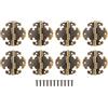 Create idea 8 cerniere esterne vintage in bronzo antico mini cerniere decorative cerniere retr¨° accessori per mobili per porte e armadi domestici