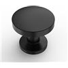 Amerdeco 10 pezzi Pomelli per Mobili Nero rotto per Mobili da Cucina Pomelli per Mobili Rotondo maniglie con vite pomelli per cassetti UK0071