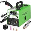 SPRIGHOLLY Saldatrice MIG 160Amp 230V 3 in 1 Multiprocesso Saldatrice, Saldatrice MIG Gasless/Lift TIG/Stick MMA con ampio display LED Attrezzatura per saldatura, Aggiornamento SPR-MIG160