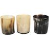 Handicrafts Home Whisky Bicchiere da bicchiere Whisky Dram Calice in vero corno Set di bicchieri vintage, Regalo di Capodanno