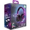 STEALTH PANTHER Cosmic - Cuffie da gaming over-ear compatibili con PS4/PS5, XBOX, Switch, PC con microfono flessibile, jack da 3,5 mm, cavo da 1,5 m, leggere, comode e resistenti