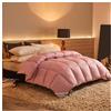 HonunGron Trapunta Invernale, Piumone Invernale Matrimoniale in Piuma d'Oca 780 gr/mq, Piumone Matrimoniale 4 Stagioni, Piumino Caldo per la Casa e l'hotel (Rosa,220x240cm(5kg))