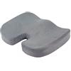 HomDSim - Cuscino ortopedico in memory foam per il coccige, per sedie, auto, casa, ufficio, sedili, cuscino massaggiante (Grigio)