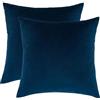 RECYCO federa decorativa velluto blu navy 40x40