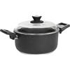 skk 256151 Titan Induction, Pentola in ghisa con Coperchio in Vetro, Diametro 26 cm