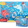 QUOKKA Puzzle 30 Pezzi Bambini 3 4 5 Anni - Puzzle Mare Educativo Bimba 2 3 Anni - Giocattolo Educativo Regalo per Bambini e Bambine dai 2 ai 6