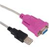 baolongking Adattatore da USB a seriale, da USB a RS-232 femmina (9 pin), cavo seriale DB9, chipset Prolific, Windows 10/8.1/8/7, Mac OS X 10.6 e superiori, 1,8 m