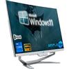 SIMPLETEK - PC All in One con Schermo Curvo 24 FHD Core i7 Fino 3.60 GHz Windows 11 Pro Webcam integrata con Mouse e Tastiera Wireless | 16GB RAM SSD 2TB