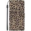 VLQI Cover Libro per Xiaomi Redmi Note 10 5G Portafoglio Folio con Disegni Leopardo Marrone Custodia Protettiva Antiurto Caso Magnetica e Porta Carte