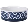 Bone Dry Lattice Collection Pet Bowl & Canister, Medium, 15,2 x 5,1 cm, Blu nautico, 2 pezzi