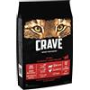 Crave Mangime secco per adulti con manzo e pollo, 7 kg (1 bustina) - cibo per gatti secco ad alto contenuto proteico e senza cereali - Realizzato con manzo naturale al 100% e pollo