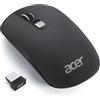 acer Mouse wireless, mouse ottico a 4 pulsanti programmabile a 2,4 GHz 1600 DPI, ambidestro ed ergonomico, connessione o ricevitore USB multi-dispositivo per laptop/computer/telefono/tablet