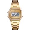MARLION JEWELS Orologio da donna. Orologi da donna Stile classico vintage, bordato da scintillanti pietre di zirconia. Originale orologio da polso da donna con movimento al quarzo di alta qualità. (Placcato oro)