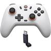 GameSir Nova Lite Controller Wireless Multi-piattaforma Economico per Switch, PC, Android e iOS - Stick a effetto Hall, Vibrazione Duale, Turbo e Controllo del Movimento (Bianco)