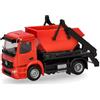 herpa Kit di Modellismo MiniKit Mercedes-Benz Actros S Absetzkipper AK12, Miniatura in scala 1:87, pezzo da collezione, kit per modellismo, plastica, colore: rosso