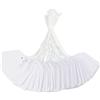 G2PLUS 500PCS Mini Etichette dei Cartellino del Prezzo Bianco Display Tag Gioielli Prezzo Tag Cartellini del Prezzo con Cordino per Abbigliamento Gioielli Anelli-30x48MM