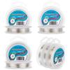 BENECREAT 3 Rotoli 0.6mm/0.8mm/1mm Filo di Rame Filo Metallico Argento Filo per Gioielli Artigianale Calibro 22/20/18