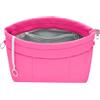 HyFanStr Nylon Organizer da Borsa Donna, Zip Interno Borsa Organizer, Rosa Bag Organizer Grande