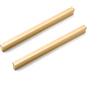 ANSIEDIO 2pz Maniglie per Mobili da Cucina Oro Spazzolato Maniglie per Cassetti in Alluminio Maniglia per Armadio Moderni con Viti Interasse 160mm