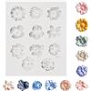 Ezydka Stampi Silicone Fiori 3D - Stampo Margherita e Fiori Piccoli per Cioccolato, Caramelle, Decorazione Torte