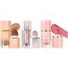 Beauty Searcher 3PCS Set di trucco liquido per contorno, evidenziatore e fard, crema leggera e duratura per la costruzione di fard, evidenziatori e bronzer per il contorno del viso