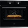 Electrolux Forno da Incasso Multifunzione Elettrico 60 cm SurroundCook Pirolitico Classe A+ Estetica Vetro Nero con Finiture Inox Antimpronta Serie 600 Electrolux KOFDP76X