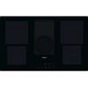 Whirlpool Piano Cottura da Incasso induzione con cappa integrata 83 cm 4 Zone Vetro Nero Versione Aspirante Whirlpool WVH 92 K/1