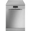 Smeg PRONTA CONSEGNA - SPEDIZIONE IMMEDIATA Lavastoviglie Libera installazione 60 cm 14 coperti Classe C Terzo Cesto Acciaio Inox 8 Programmi Smeg LVS342CQSX