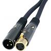 Monoprice Cavo XLR a XLR [microfono e interconnessione] - 30,48 m (100 piedi) M/F, connettore placcato oro, 16 AWG - Premier Series