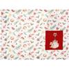 THUN, Tovaglietta Con Tasca e Tovagliolo In 100% Cotone, Collezione Sorprese di Natale, Idea Regalo per Natale, Tovaglietta 33 x 45 cm, Tovagliolo 40 x 40 cm