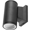 VoltShine Applique da parete unidirezionale nero GU10, senza sorgente luminosa, ideale per illuminazione decorativa e funzionale in interni.