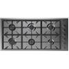 FOSTER Piano Cottura a Gas Milano filotop/sopratop, 6 Fuochi 1154x560 cm, Gun Metal - 7639 006