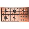 FOSTER Piano Cottura a Gas Milano filotop/sopratop, 5 Fuochi, 105,6x56cm,Copper - 7638 008
